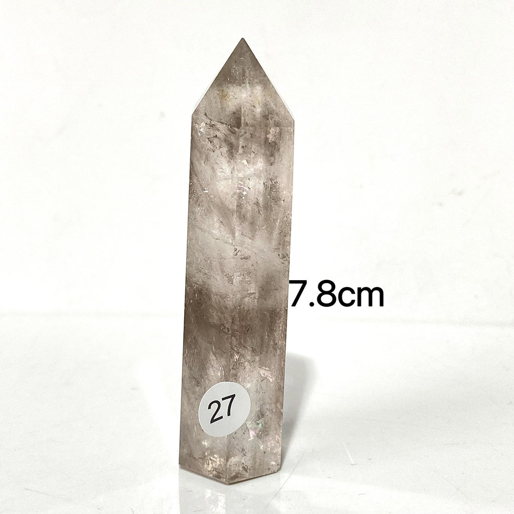 Natural Smokey Quartz Crystal Tower