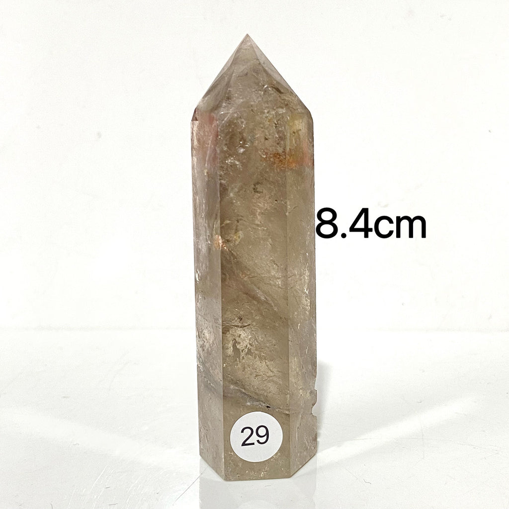 Natural Smokey Quartz Crystal Tower
