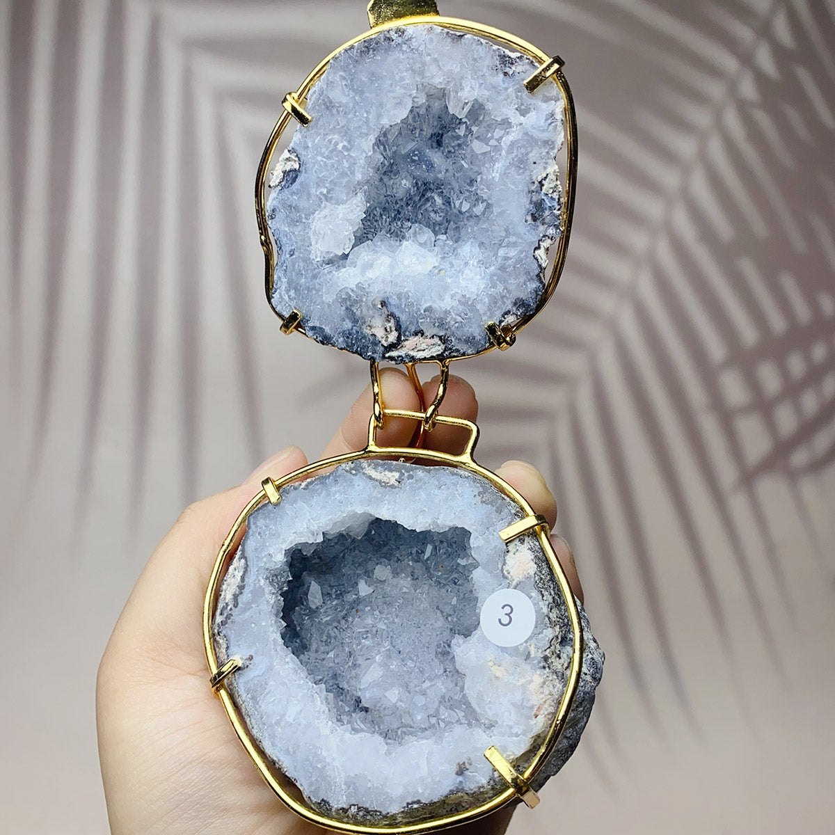 Natural Druzy Agate Crystal Jewelry Box