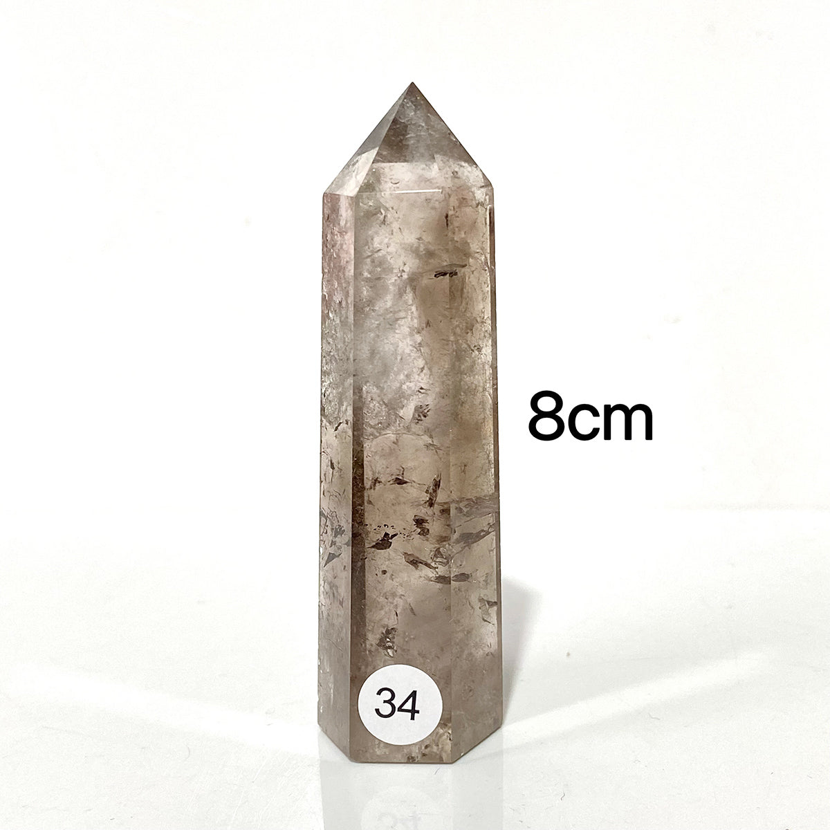 Natural Smokey Quartz Crystal Tower