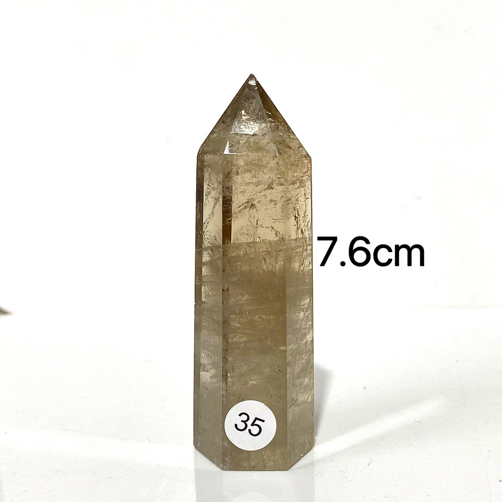 Natural Smokey Quartz Crystal Tower