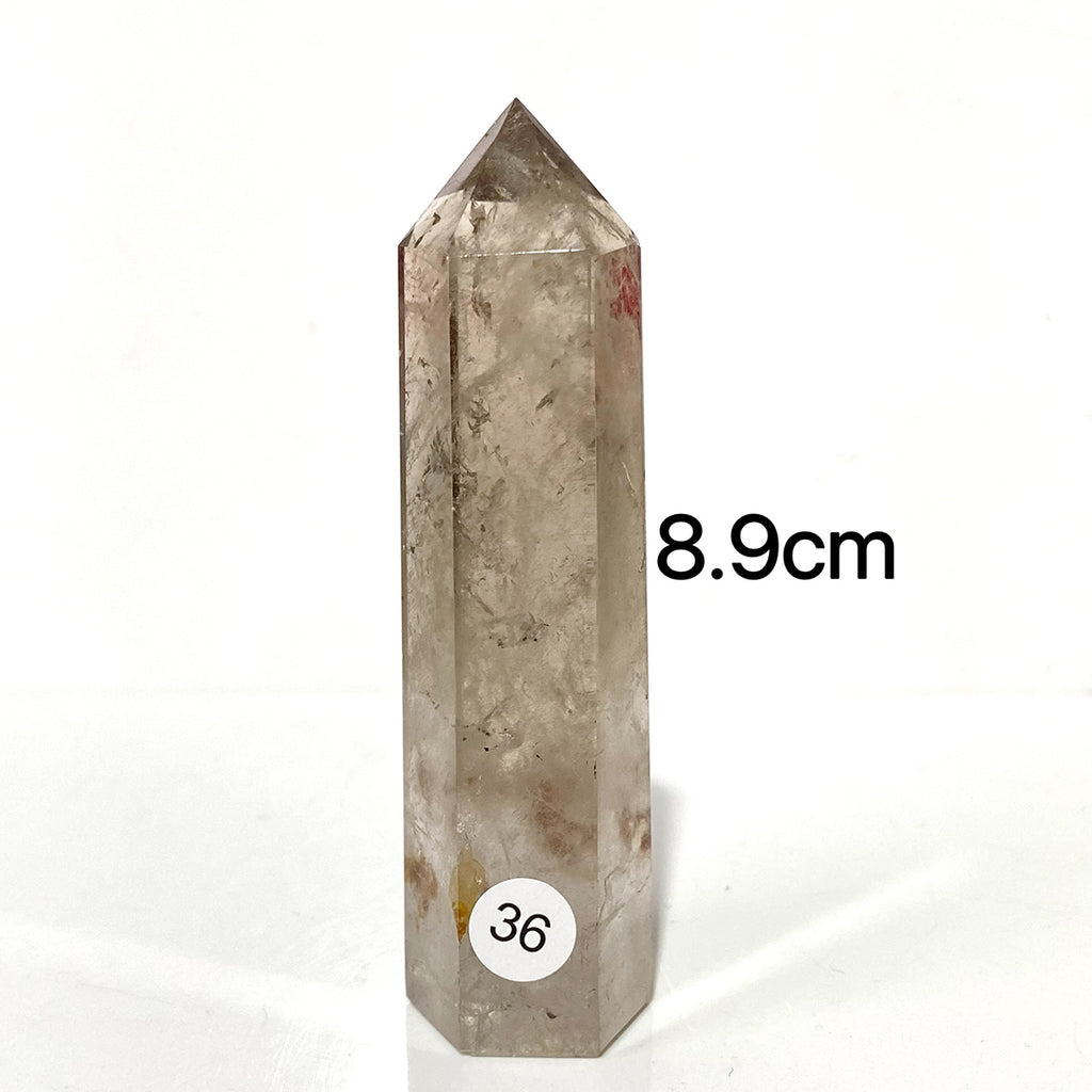 Natural Smokey Quartz Crystal Tower