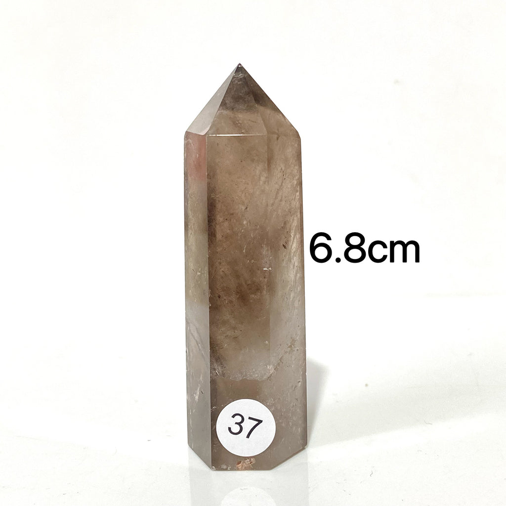Natural Smokey Quartz Crystal Tower