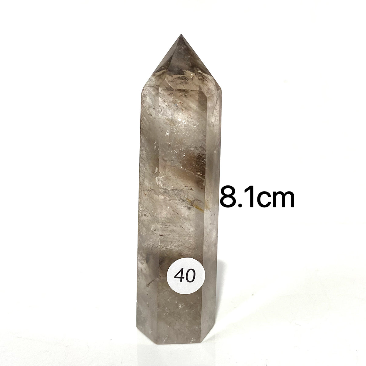 Natural Smokey Quartz Crystal Tower