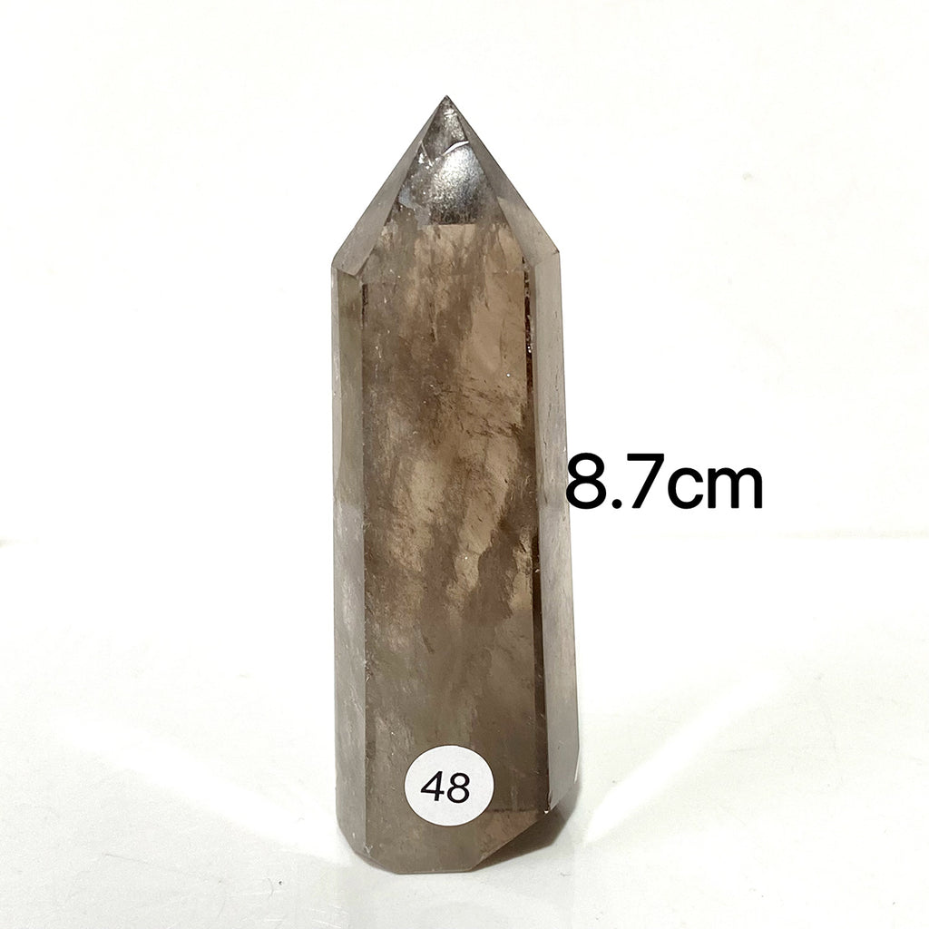 Natural Smokey Quartz Crystal Tower