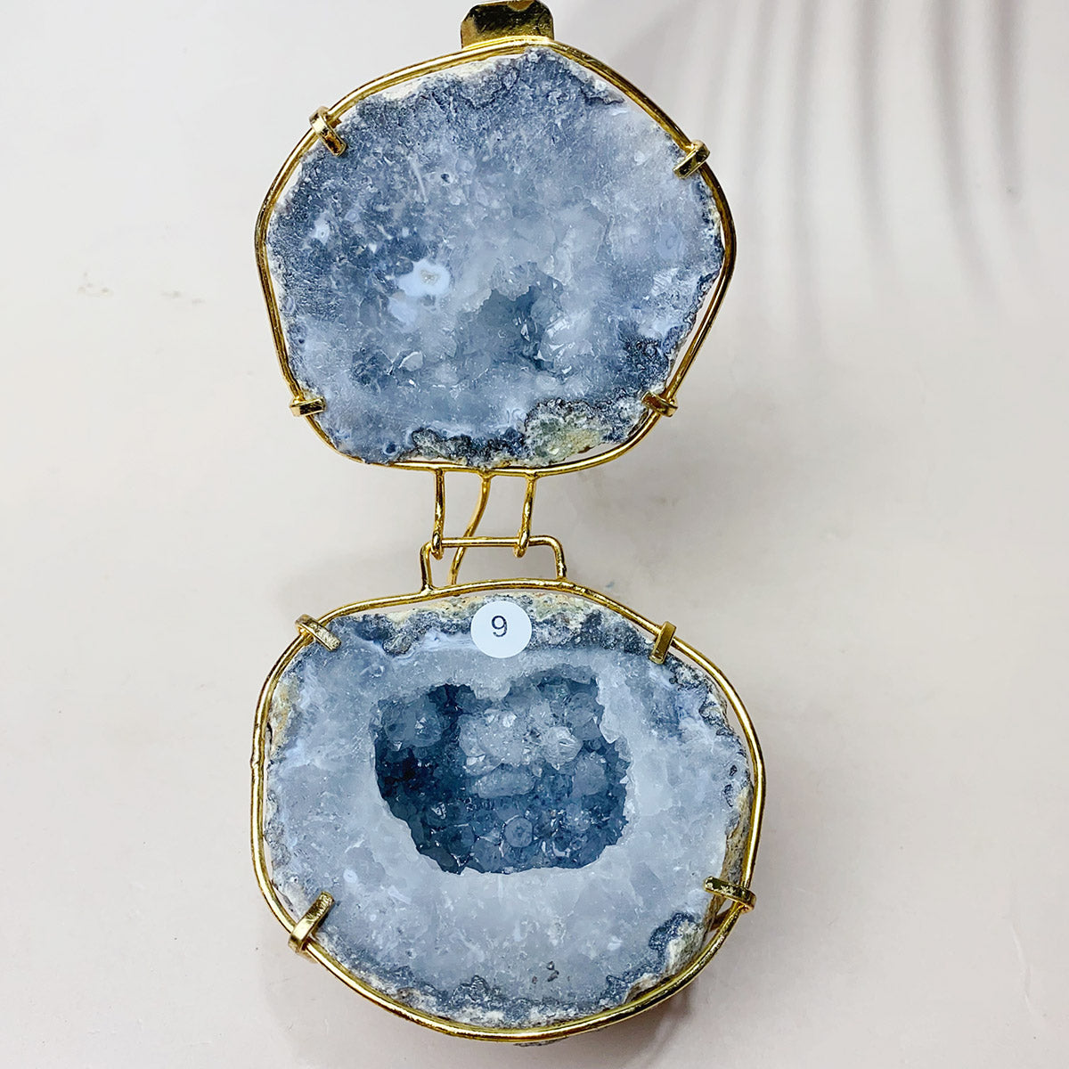 Natural Druzy Agate Crystal Jewelry Box