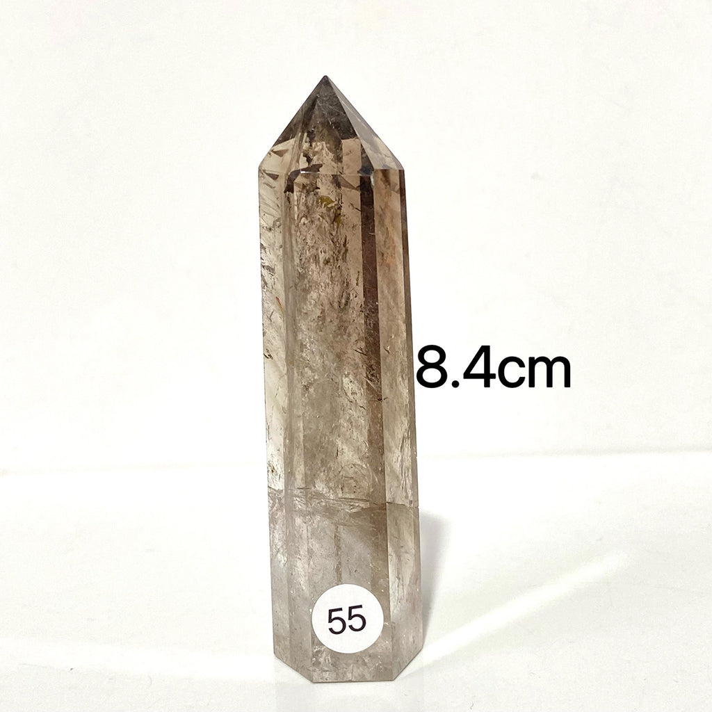 Natural Smokey Quartz Crystal Tower