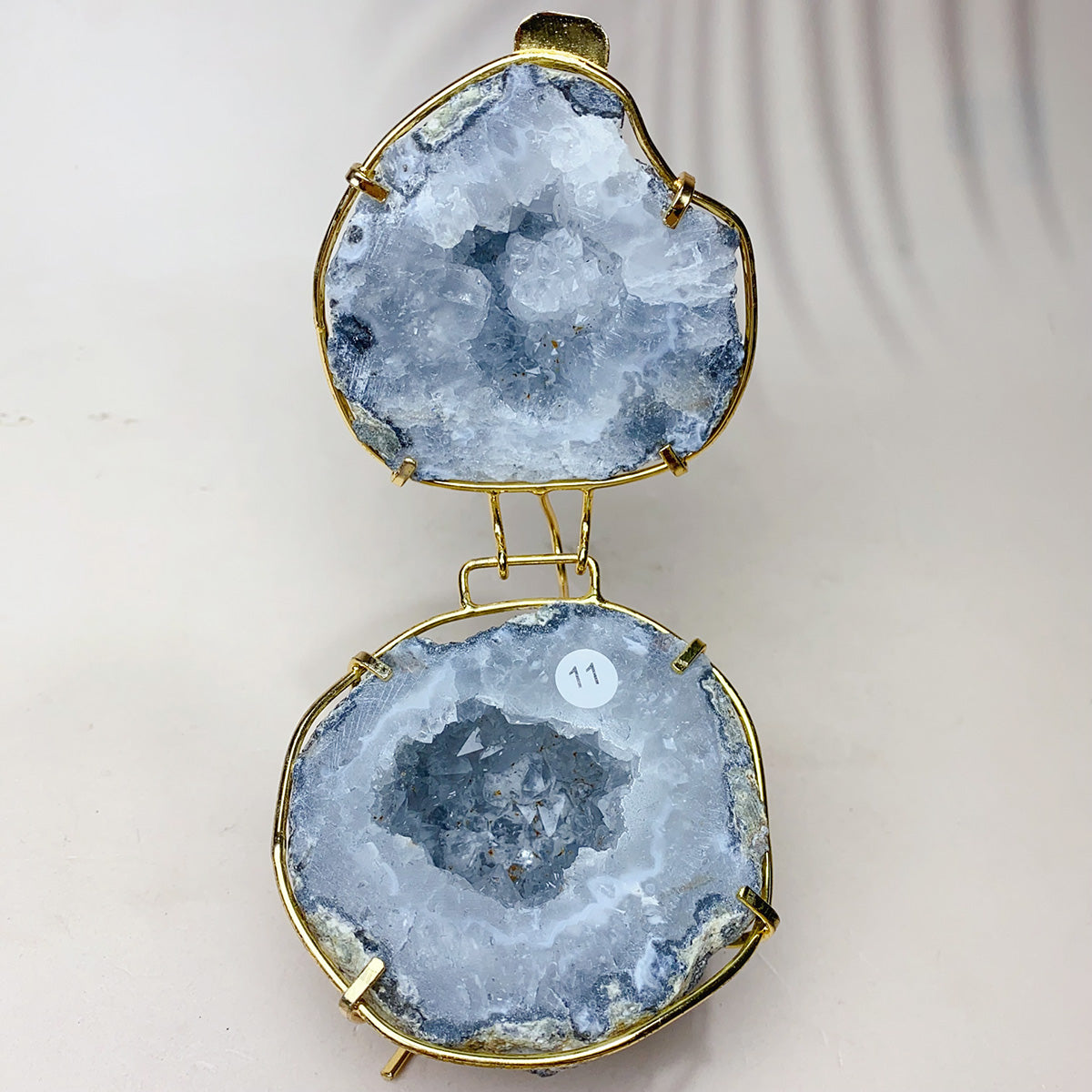 Natural Druzy Agate Crystal Jewelry Box