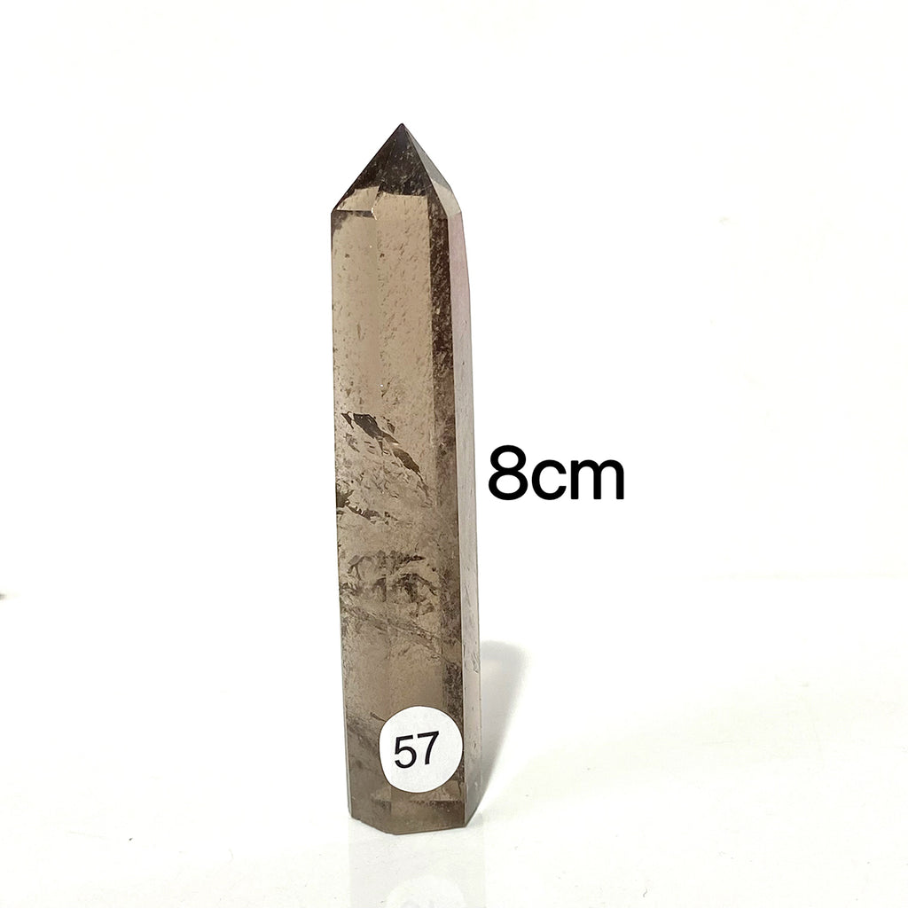 Natural Smokey Quartz Crystal Tower