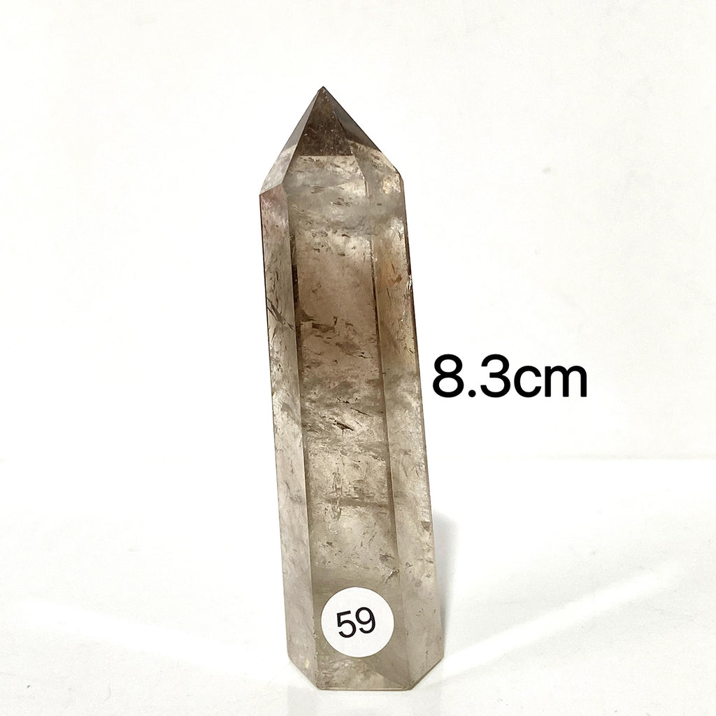 Natural Smokey Quartz Crystal Tower