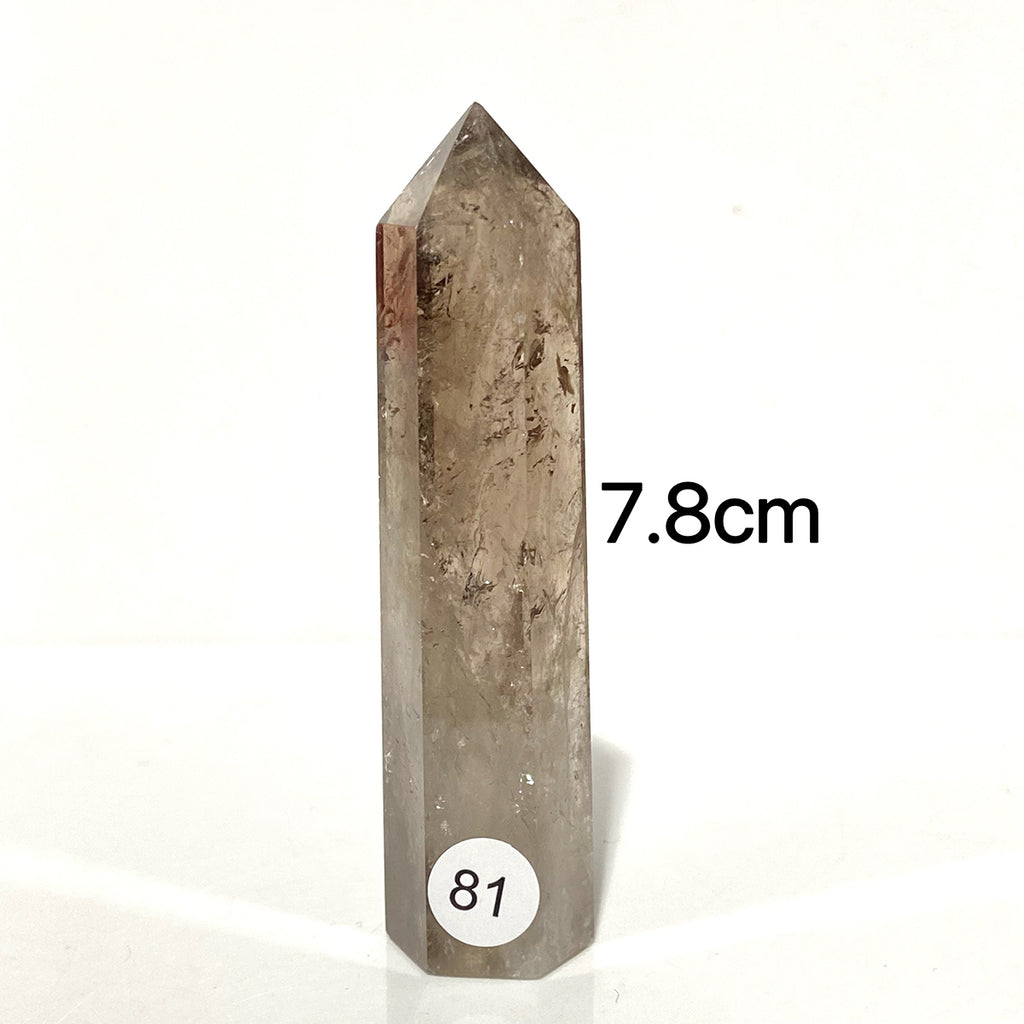 Natural Smokey Quartz Crystal Tower