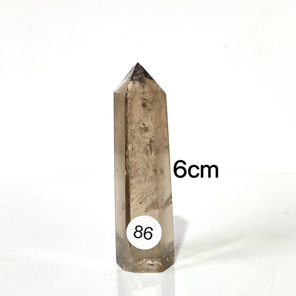 Natural Smokey Quartz Crystal Tower