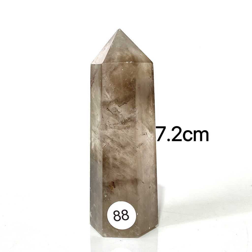 Natural Smokey Quartz Crystal Tower