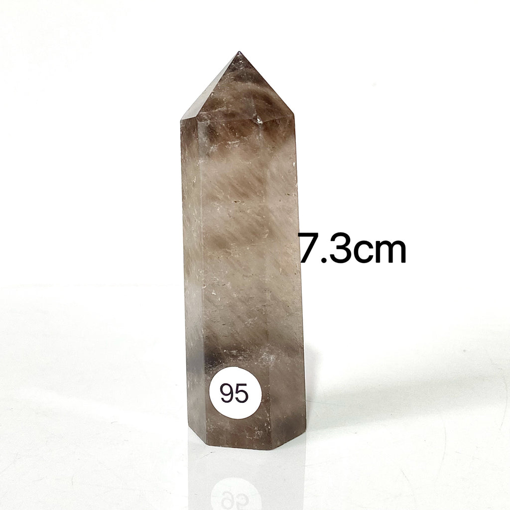 Natural Smokey Quartz Crystal Tower