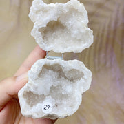 Natural  Druzy Agate Crystal  Jewelry Box