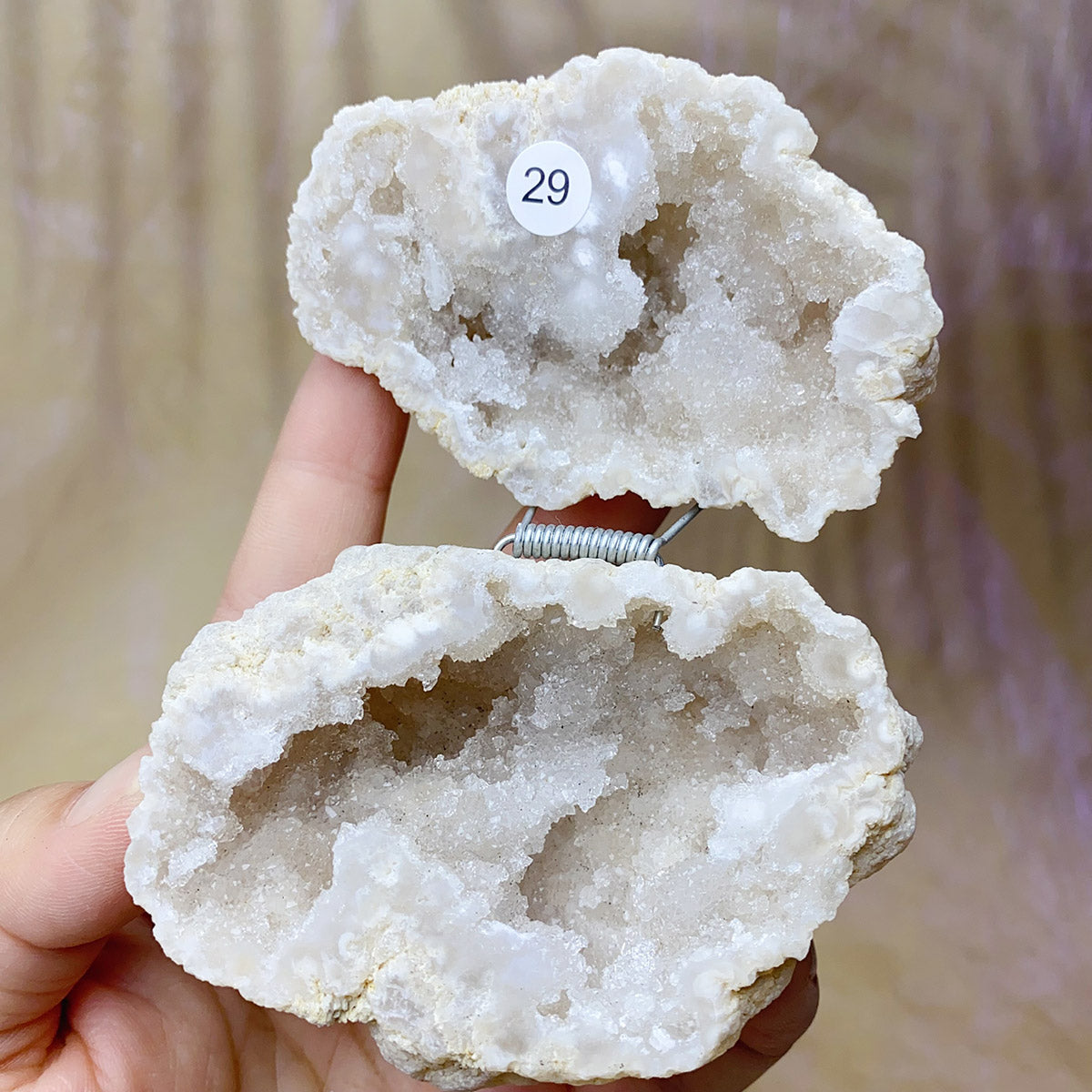 Natural  Druzy Agate Crystal  Jewelry Box