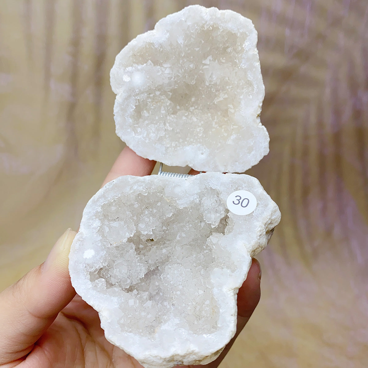 Natural  Druzy Agate Crystal  Jewelry Box