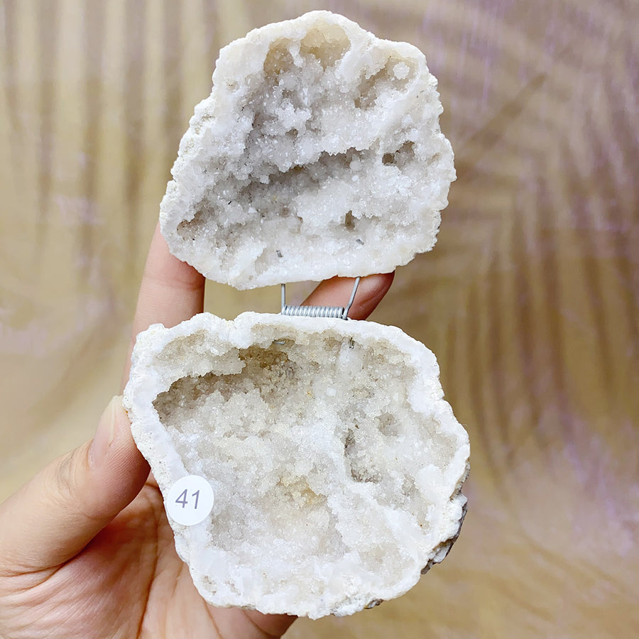 Natural  Druzy Agate Crystal  Jewelry Box