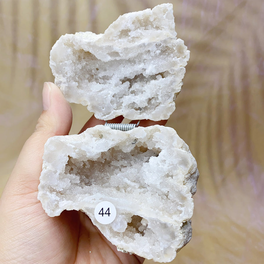 Natural  Druzy Agate Crystal  Jewelry Box