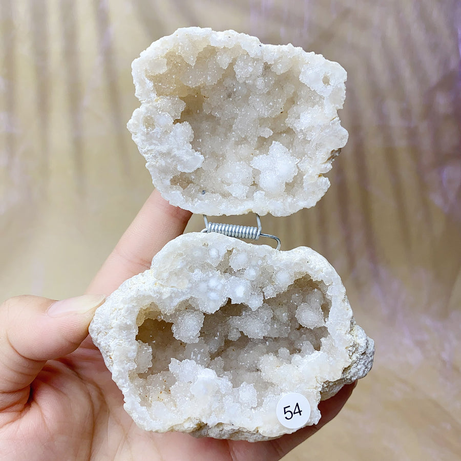 Natural  Druzy Agate Crystal  Jewelry Box