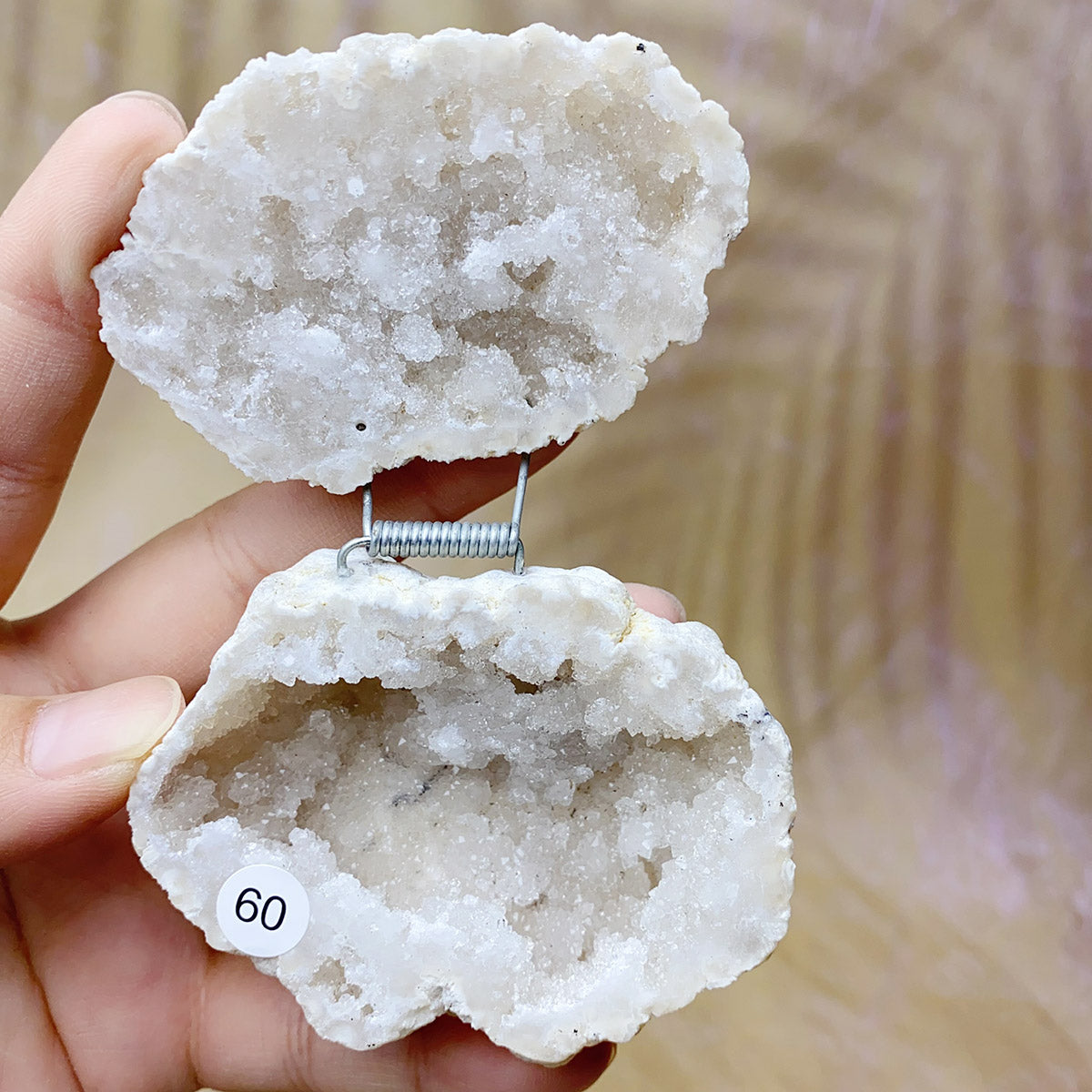 Natural  Druzy Agate Crystal  Jewelry Box