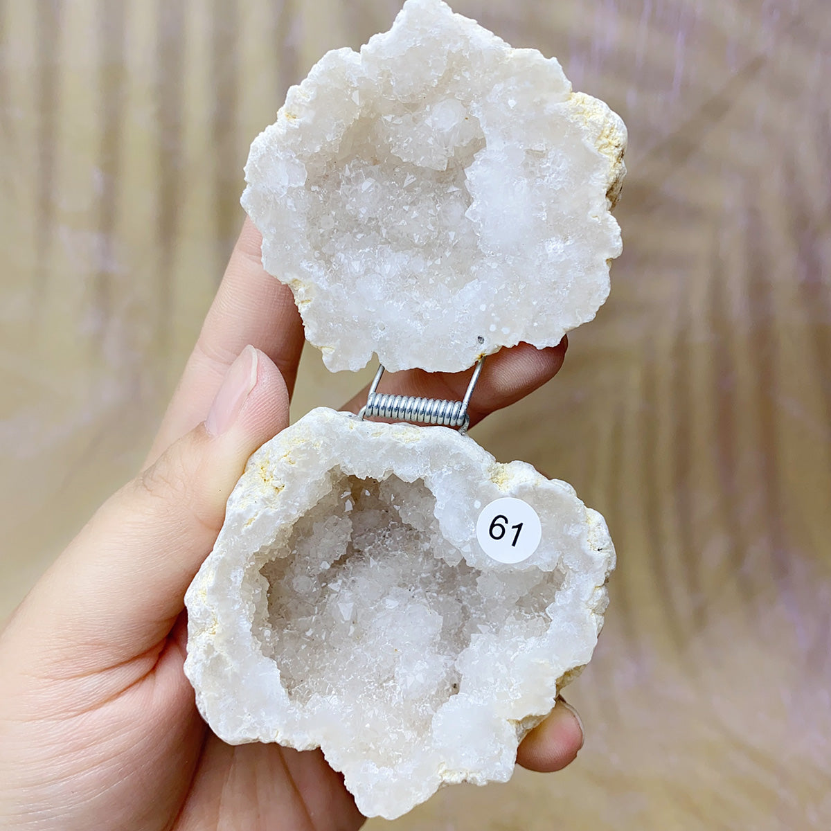 Natural  Druzy Agate Crystal  Jewelry Box