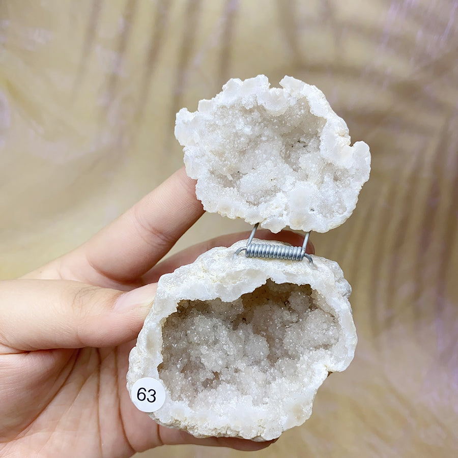 Natural  Druzy Agate Crystal  Jewelry Box