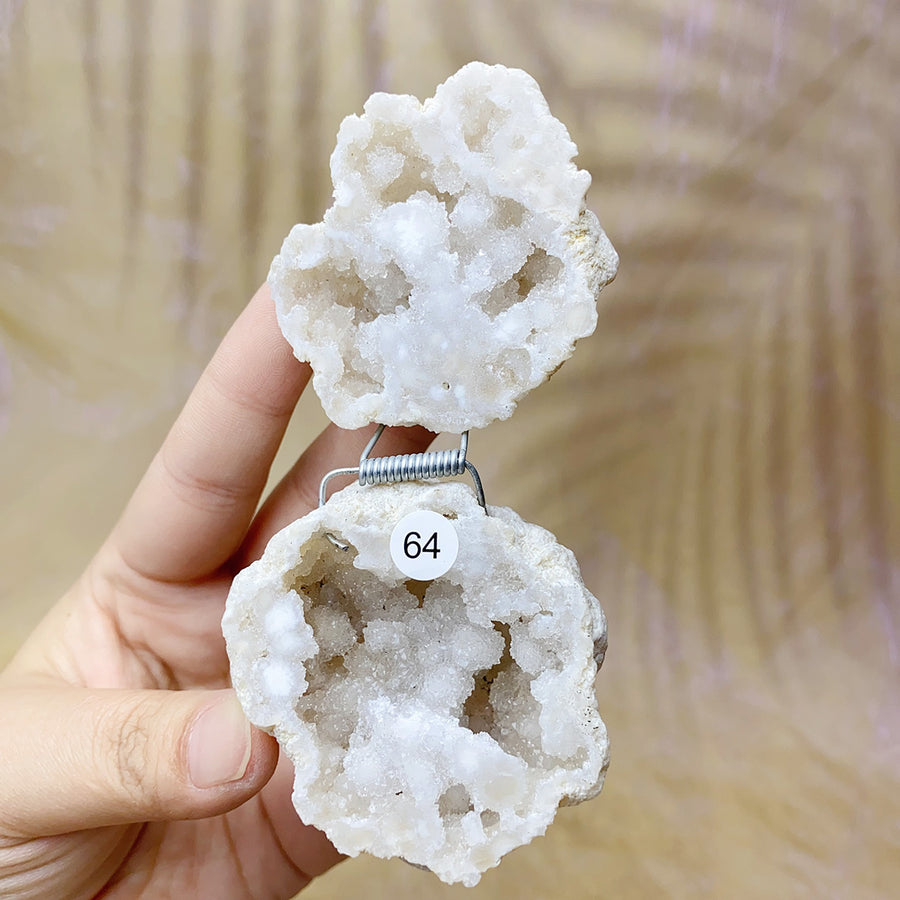 Natural  Druzy Agate Crystal  Jewelry Box