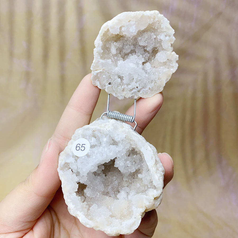 Natural  Druzy Agate Crystal  Jewelry Box