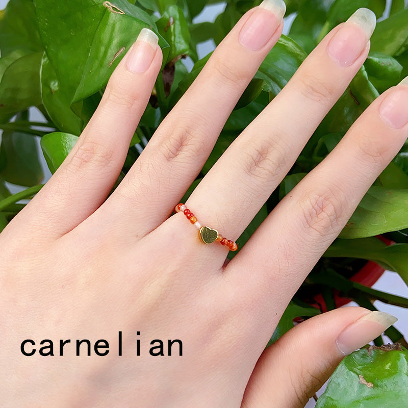 Different Styles Mini crytal Beads Rings