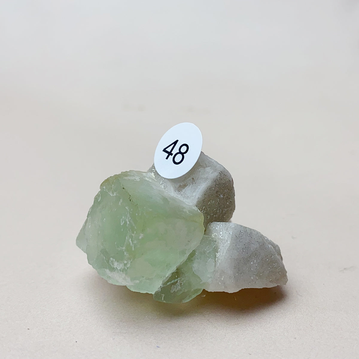 Natural Green Fluorite Small Size Irregular Crystal Mineral Specimen