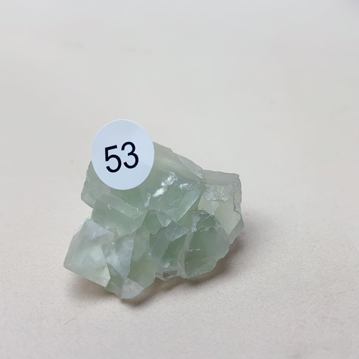 Natural Green Fluorite Small Size Irregular Crystal Mineral Specimen