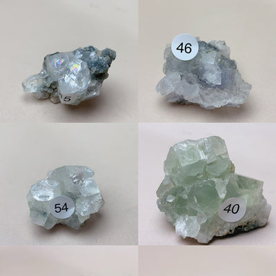 Natural Green Fluorite Small Size Irregular Crystal Mineral Specimen