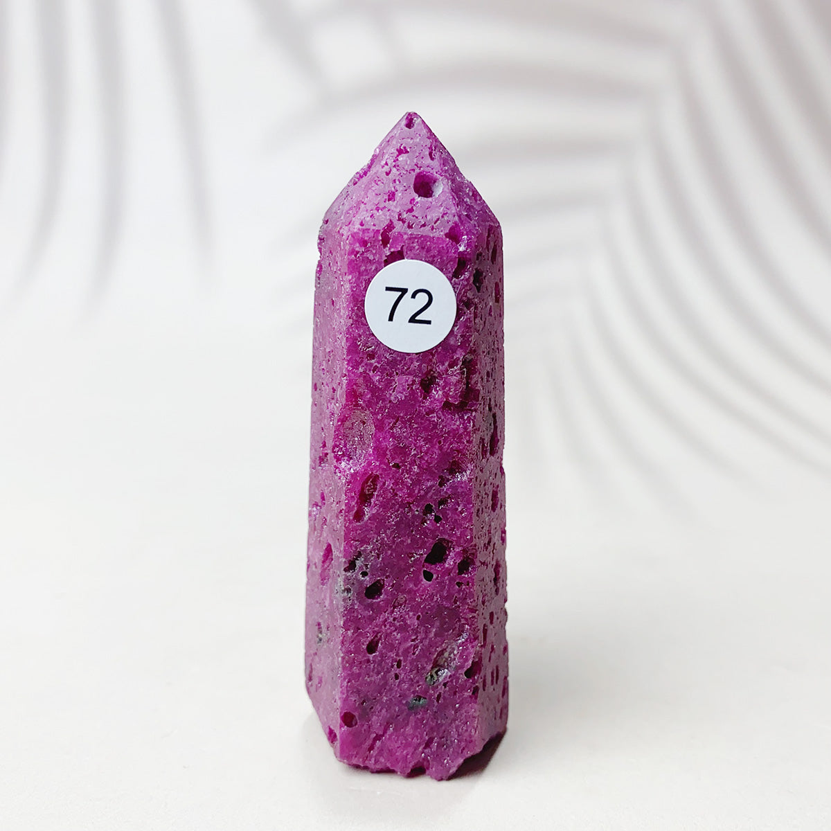 Natural Ruby  Crystal Tower Point
