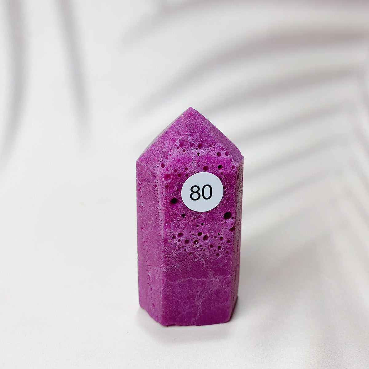 Natural Ruby  Crystal Tower Point