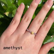 Different Styles Mini crytal Beads Rings