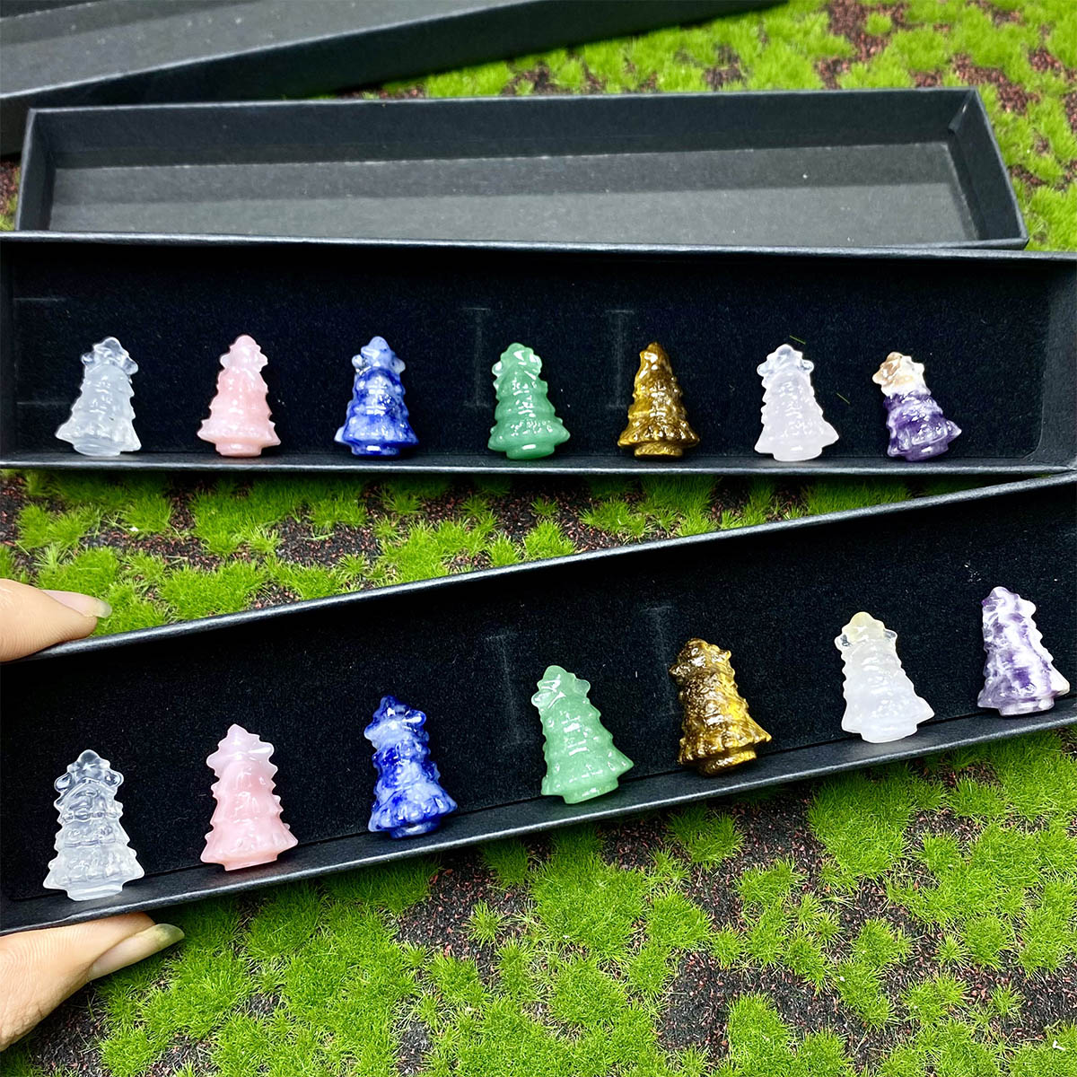 7 chakra crystal christmas tree  Christmas