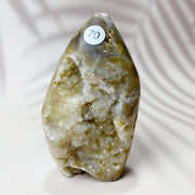 Natural Black Sphalerite Crystal Flame