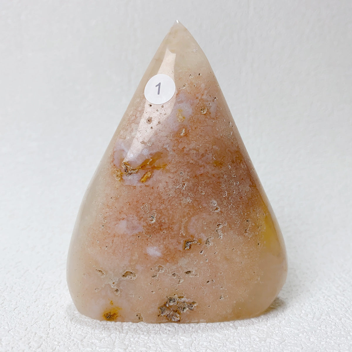 Natural Pink Amethyst Flower Agate  Crystal Freeform Flame