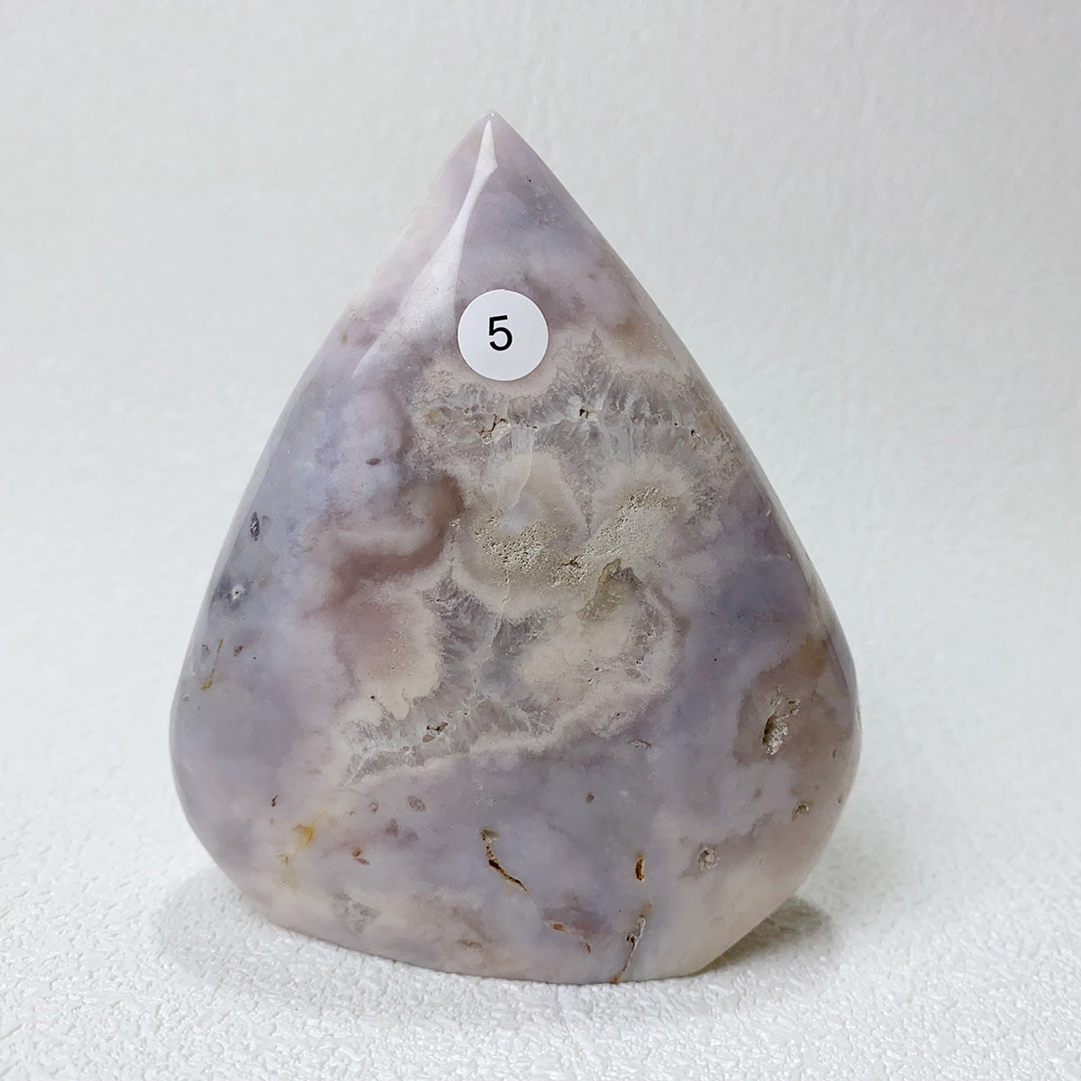 Natural Pink Amethyst Flower Agate  Crystal Freeform Flame