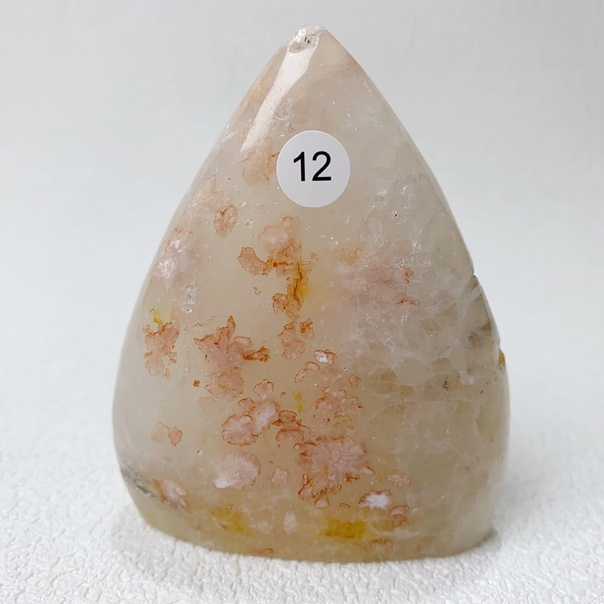 Natural Pink Amethyst Flower Agate  Crystal Freeform Flame