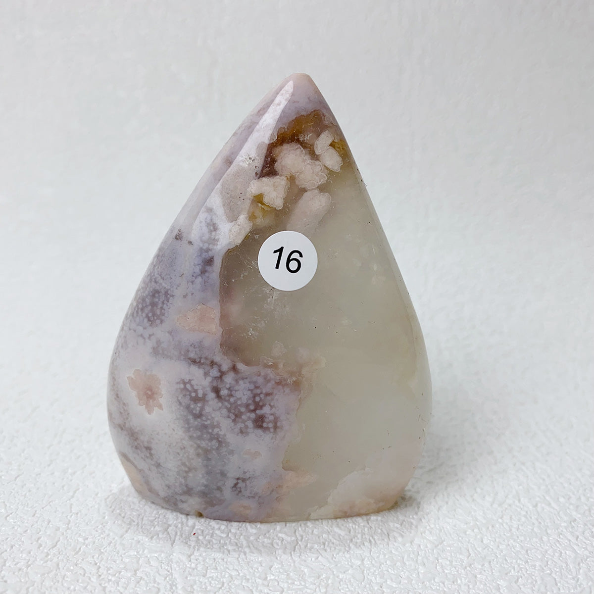 Natural Pink Amethyst Flower Agate  Crystal Freeform Flame