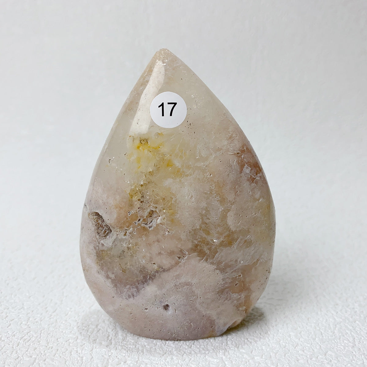 Natural Pink Amethyst Flower Agate  Crystal Freeform Flame