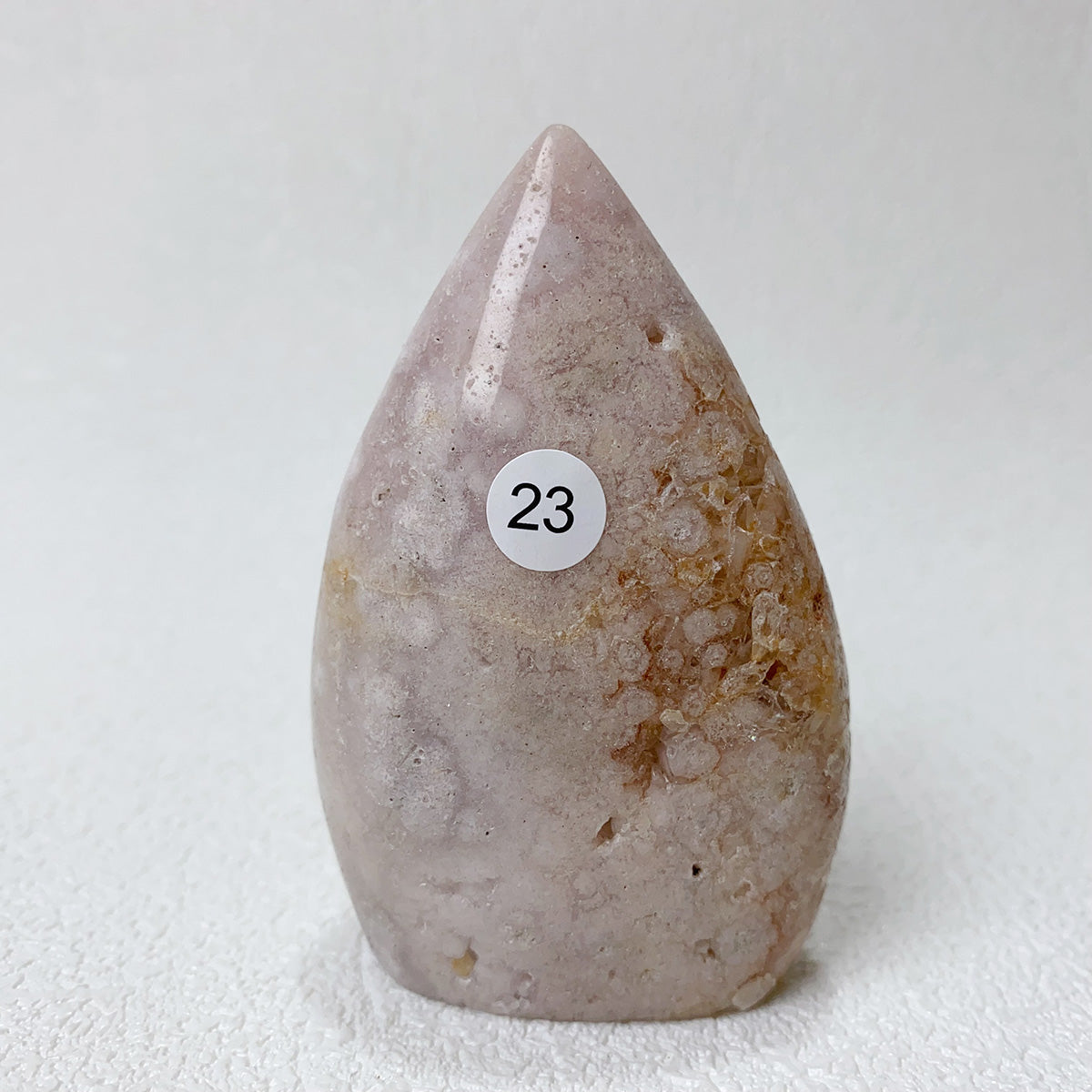 Natural Pink Amethyst Flower Agate  Crystal Freeform Flame