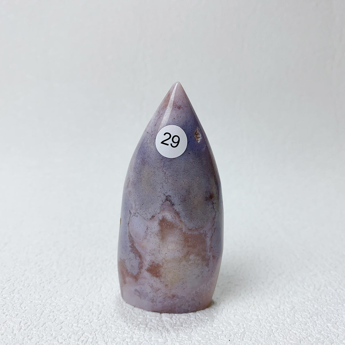 Natural Pink Amethyst Flower Agate  Crystal Freeform Flame