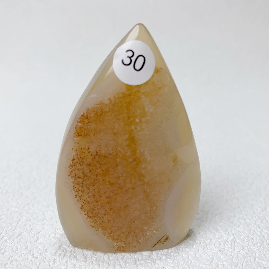 Natural Pink Amethyst Flower Agate  Crystal Freeform Flame