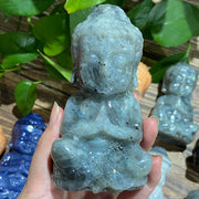 Different Material Crystal Baby Buddha Carvings