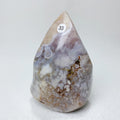 Natural Pink Amethyst Free Form Torch Shape