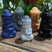 Different Material Crystal Baby Buddha Carvings