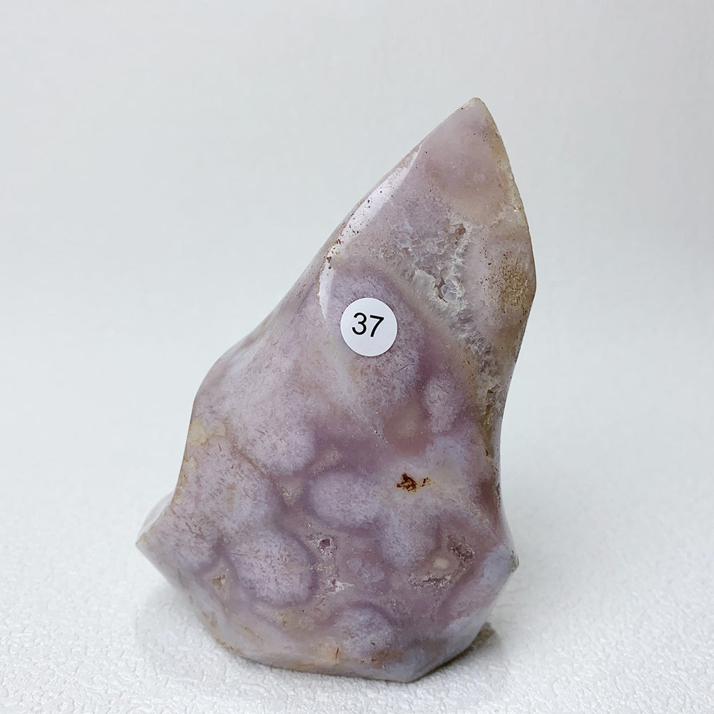 Natural Pink Amethyst Free Form Torch Shape